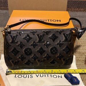 Black and Brown sequin shoulder bag